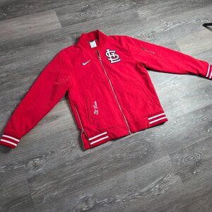 Men's Nike - Medium -  St. Louis Cardinals Red Bomber Jacket - MLB Authentic